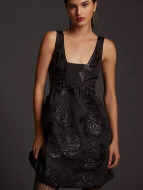 Anthropologie Maeve Jacquard Mini Dress